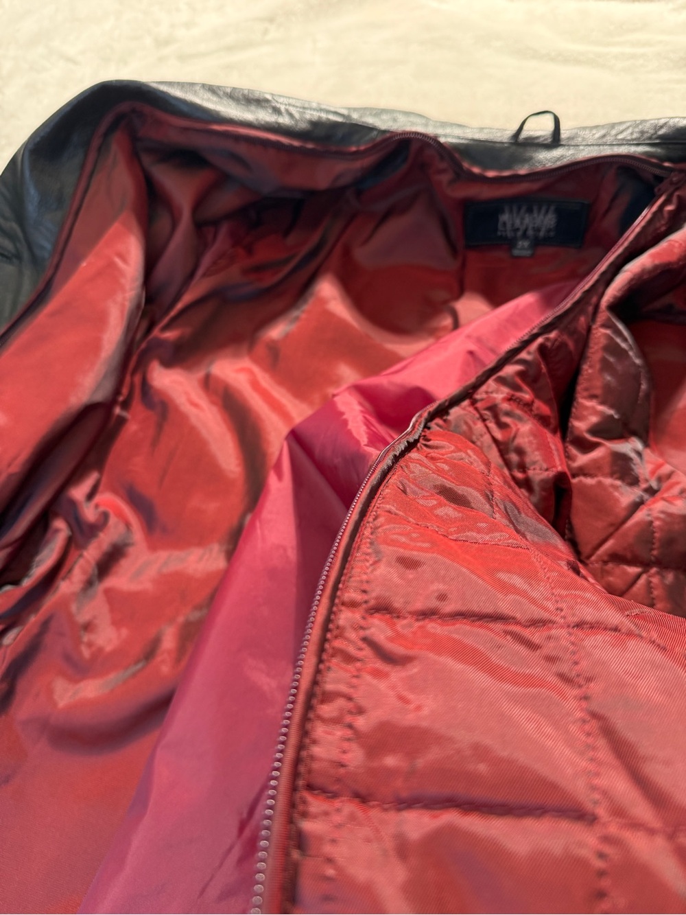 Vintage Wilsons Leather Pelle Studio Black Leather Belted Trench Coat Jacket 2X - Picture 10 of 14